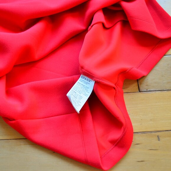 Spanx Long Sleeve Knit Top Size XL RED - Picture 7 of 10